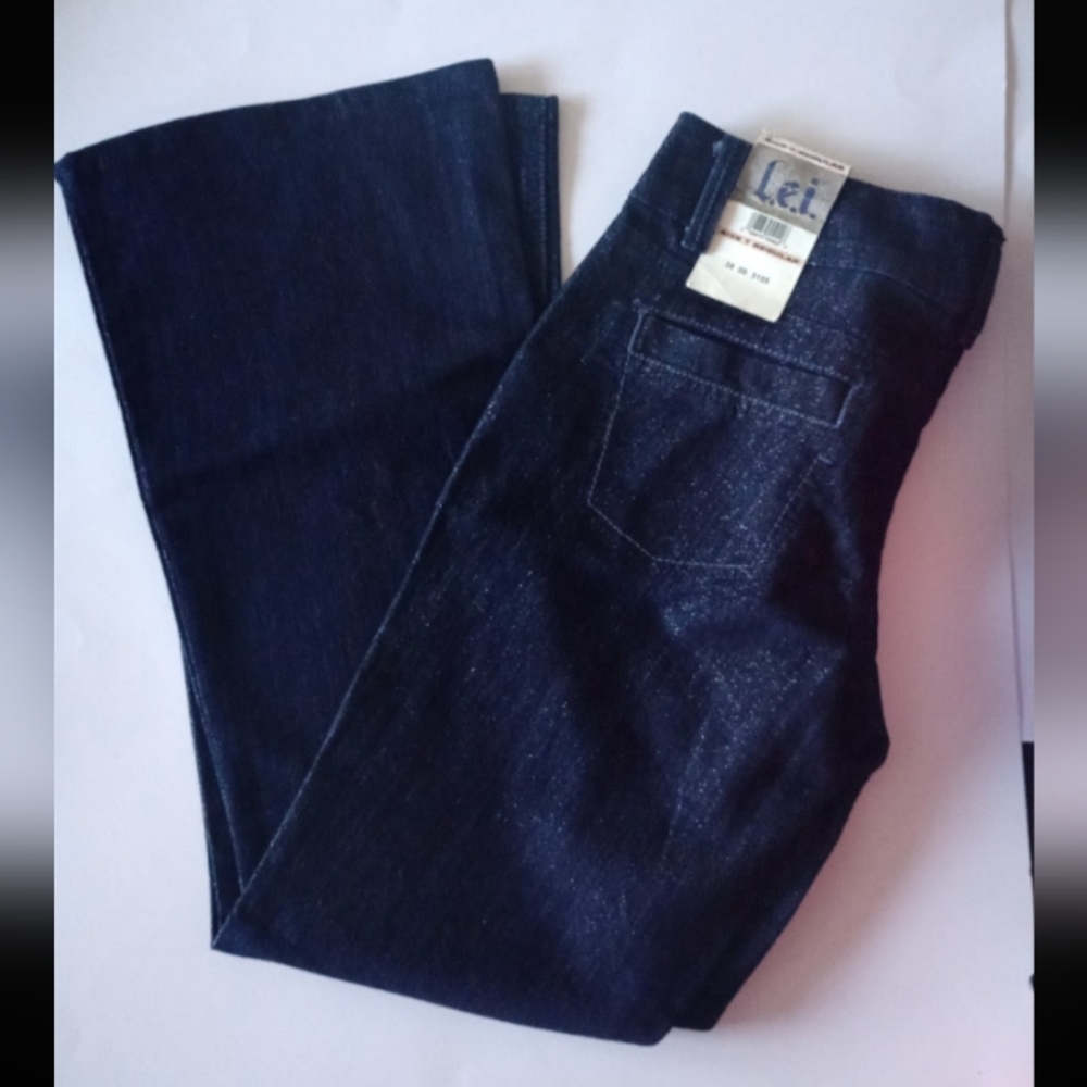 L.e.i. Ashley Trouble HANNAH Junior BOOT Cut SZ 7 Jeans NWT